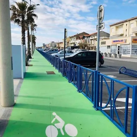 T2 Vue Imprenable Sur Le Canal Et La Apartman Port-la-Nouvelle